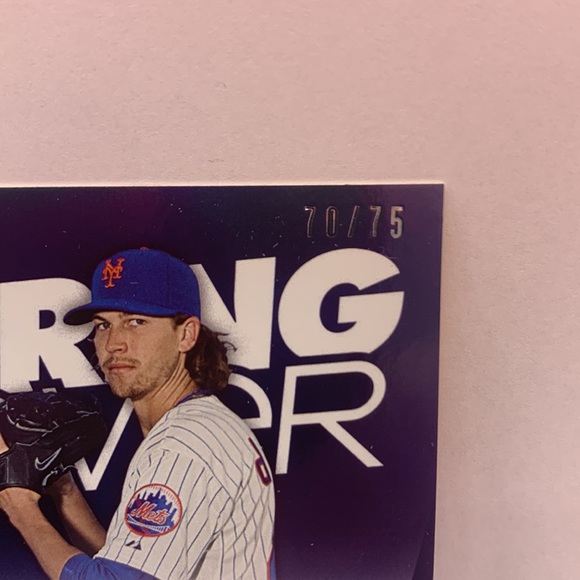 2015 Topps Baseball Jacob DeGrom Mets Spring Fever Auto 70/75 #SFA-JD (MISC8) - Picture 3 of 3